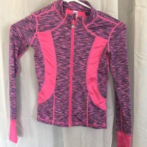 Girls jacket with thumb holes